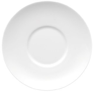 Thomas Medaillon Weiß Kaffee-Untertasse Rund Ø 15,8 cm Porzellan Spülmaschinenfest Mikrowellengeeignet Geradlinig elegantes Design Deckelknäufe Einführung 1961 Weiß