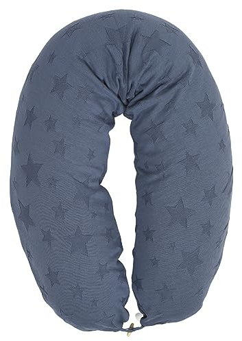Coussin d'allaitement et de Grossesse | Maternité Bebe Oreiller XXL 190 x 30 cm | Remplissage Hypoallergénique | Taie 100% Coton Amovible et Lavable