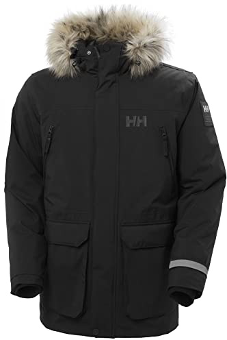 Helly Hansen Mens Reine Parka Jacket, Black, XXL EU