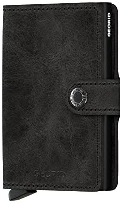 Secrid Unisex Miniwallet Reisezubehör-Kartenhalter im Umschlagformat, Black