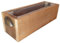 Pflanzkasten Holz rustikal Pflanzkiste Deko Holzkasten Blumenkasten Landhaus (Klein, Länge 36 cm)