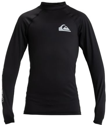 Quiksilver Everyday - Langärmliges Surf-T-Shirt mit UPF 50 für Jungen 8-16 Schwarz