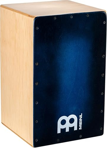 Meinl Percussion Snarecraft Cajon, Natur und Blau (SC100BLB)