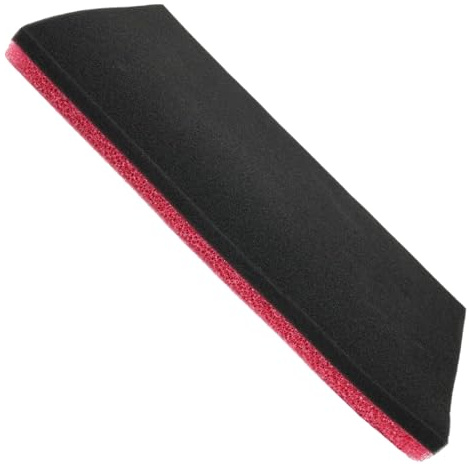 Flewdart Filtro aria universale doppia densità in schiuma 300 x 210 x 20 mm, filtro aria in spugna per auto, moto, ciclomotori, quad, macchine agricole, tosaerba, aspirapolvere (300x210x20mm double)