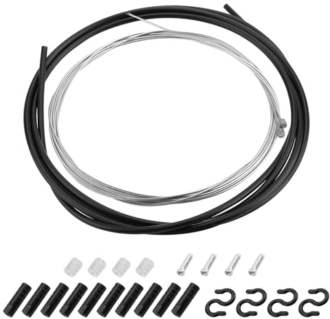 Bike Shift Cable Kit with 2 Galvanised Steel Inner Cables