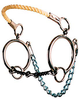 Reinsman 903 Bague Combinaison Corde Nez Hackamore ; Stage E