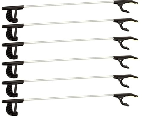 6 Stück Greifer Müllzange Greifarm Müll Greifer Greifzange Zange Handgreifer