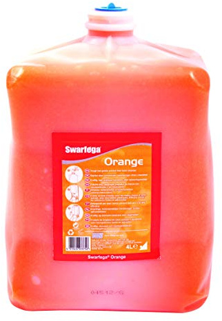 SC Johnson SORC4LTR Swarfega ORANGE Handreiniger, 4L Kartusche, 4 Stück