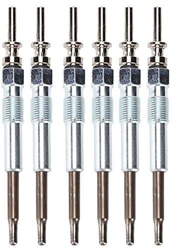 Heat Plugs, Metal Heater Glow Plugs 12237786869 Replacement for 3 5 6 7 Series X3 X5 X6 (6pcs)