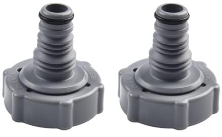 Biglumin Robinet de vidange - Vanne de vidange Adaptateur de Drainage P6H1419, Tuyau de vidange de Piscine, Adaptateur de Tuyau de Vidange, Adaptateur de Tuyau, Accessoires de Piscine. (Ø 32 mm)