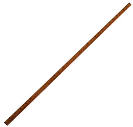 LOVIVER 1 m Règle de Couture en Bois Multifonctionnelle Pratique pour Bureau, Maison - Règle de Tailleur Robuste