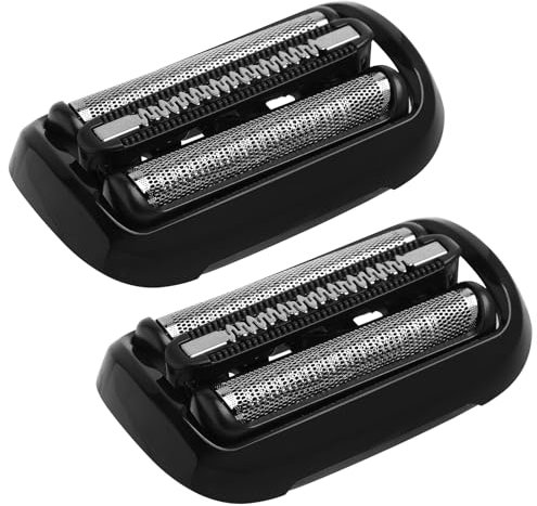 Ersatz-Scherkopf Kompatibel mit Braun Series 5/6, 53B Rasierköpfe Ersatzklingen Klingen Rasierkopf für Series 5 5020cs 5035s 5049cs 6020s 6040cs ((53B, Schwarz)