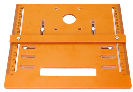 Piastra di Base per Circolare Piastra di Base per Macchina Taglio 28x25 Cm Taglio Obliquo Supporto per Taglierina Manuale Inserto per Lavorazione del Legno Piastra Inferiore