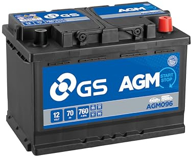 GS AGM096 12V 70Ah 760 CCA AGM Start Stop Car, Truck & Van Battery