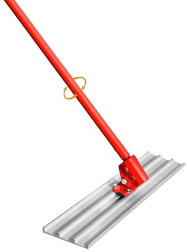 KLYDBMYT Llana de magnesio para hormigón - Llana para hormigón - Herramientas de Acabado para Patios, sótanos y garajes (Llana de 100 x 20 cm)