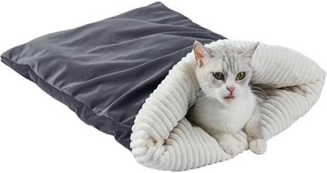 Dog Sleeping Bag, Plush Cat Sleeping Bag, Warming Cuddly Nest for Rest Phases, Hiding Place, Travel, Home, Car