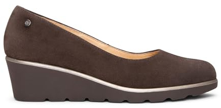 miMaO Zapatos con cuña para Mujer en Piel Marrón, EU 39