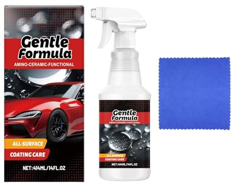Duqulle Sigillante in ceramica per auto, 414 ml, impermeabilizzante, lucidante per auto, per riparazione, protezione brillante, rivestimento esterno moto, camion, SUV