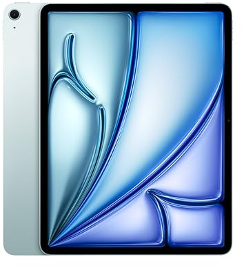 Apple iPad Air de 13 Pulgadas (M4): Pantalla Liquid Retina, 256 GB, cámaras Frontal/Trasera de 12 Mpx, Wi‑Fi 7 con el Chip N1 de Apple, Touch ID — Azul