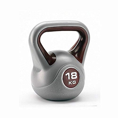 York Fitness Vinyl Kettlebell, Maroon, 18 kg