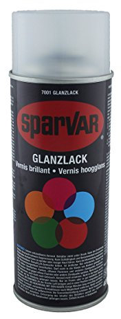 Sparvar Klarlack Spray glänzend, 400 ml, 6070018, farblos, (1er Pack), 400 ml (1er Pack)