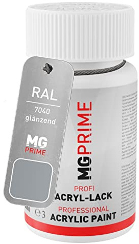 MG PRIME RAL 7040 Fenstergrau/Window grey glänzend Lackstift 50 ml schnelltrocknend