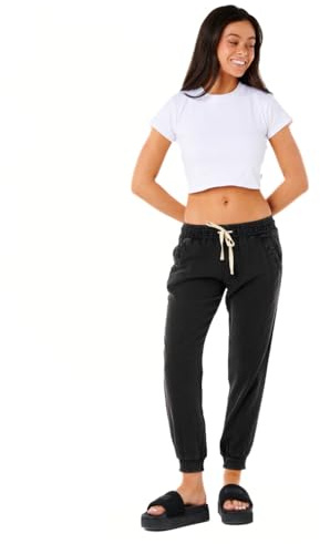 RIP CURL Women's Classic Surf, Casual Stretch Beach Pants, Black, XS