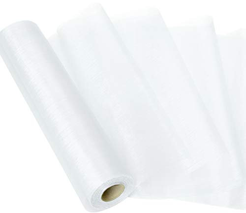 Organza Rolle Weiß, Organza Schiere Deko Stoff Schärpe Band Tüll Rolle für für Hochzeit, Party, Schärpen und Girlanden