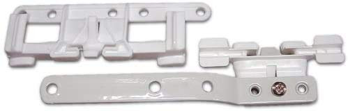 BricoShopping® Coppia centrale GANCI SCORREVOLI RINFORZATI per Tende Con Binario estensibile Ricambio Tenda SCORRITENDA Americano ORIGINALE Valiant Stanley KIRSH ACRIMO