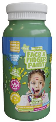Natural Face & Finger Paint - 250 ml - Grün