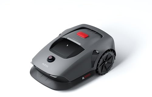 MOVA 600, Rasenmäher Roboter 3D-LiDAR kabellose Einrichtung & genaue Kartierung bis 600 m², Smarte Hindernisvermeidung, App-Steuerung, U-förmiges Schneiden, Leiser Betrieb, Sicherheitswarnungen