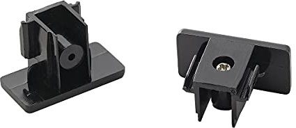 Endkappen fáå¼r 1-Phasen HV-Stromschiene, Aufbauversion, 2 Stáå¼ck, Schwarz