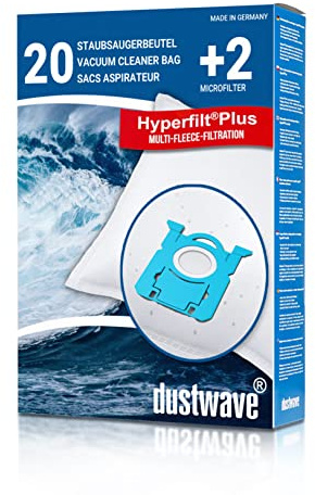 20x dustwave® Staubsaugerbeutel passend für Expert 1800 EXP - kompatibel zu Swirl PH86 - Markenstaubbeutel Made in Germany + Microfilter
