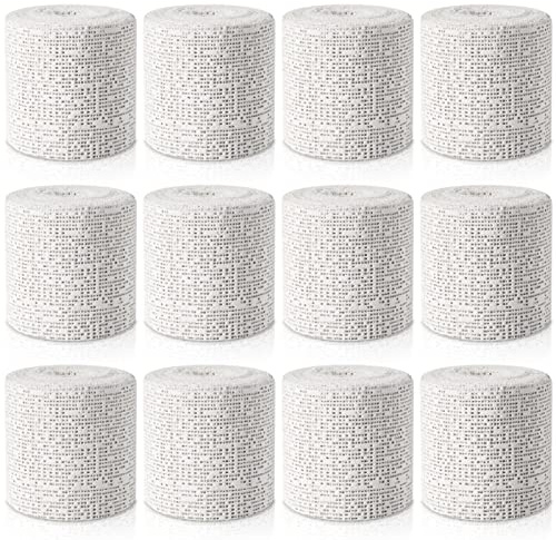 45ft - 211ft Plaster Cloth Rolls White Gauze Strips Wrap Bandages for Craft Belly Cast Mask Making Body Molds Scenery Art(2inch x 207 Feet, White)
