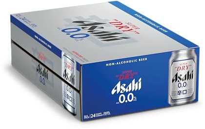 Asahi Super Dry 0% Alcohol Free Beer 24 x 330ml Cans