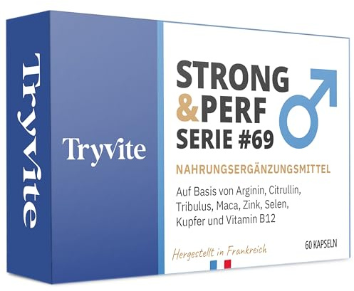 Formule Pour Hommes Actifs | 60 Gélules Avec Ginseng, Maca, Arginine, Citrulline & Zinc