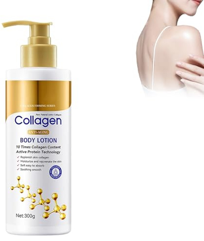 Lotion corporelle au collagène, Crème raffermissante pour la peau, Hydratant Au Collagène, crème corporelle anti-rides hydratante