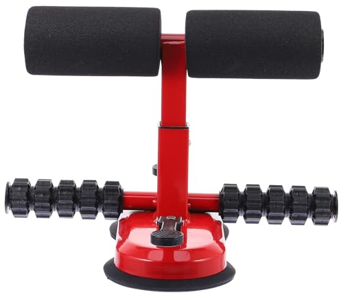 FUNOMOCYA Adjustable Sit-up Bar Portable Indoor Exercise Device with Reinforced Stable Structure for Abdominal Training Compact Lightweight Crunches Aid for Home Fitness and Core
