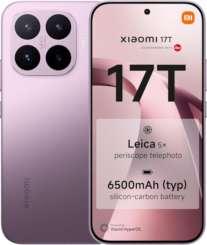 XIAOMI 17T Smartphone 12+256 Go Téléobjectif Leica x5 - Violet
