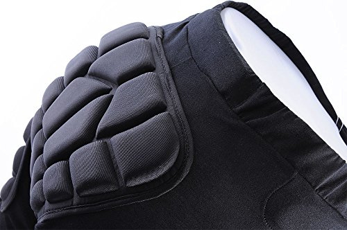 SYUULCOI Pantalones Cortos Acolchados con Almohadilla Protectora para la Cadera para esquí, Patinaje y Snowboard. Protección contra Impactos. Talla M.