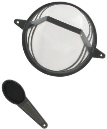 Fackelmann - Filtro de café permanente, reutilizable, talla 4, nailon, plástico, gris, 11,5 x 4,5 cm