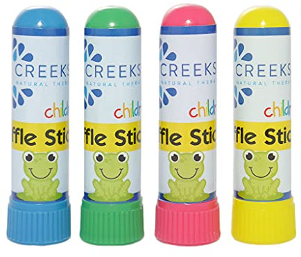 Creekside Naturals Sniffle Sticks, On-The-Go Portable Nasal Inhalers, Pocket-Sized, Aromatherapy with Natural Essential Oils