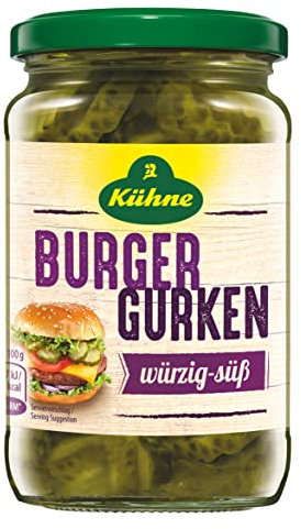 Kühne Burger Gurken, 330g