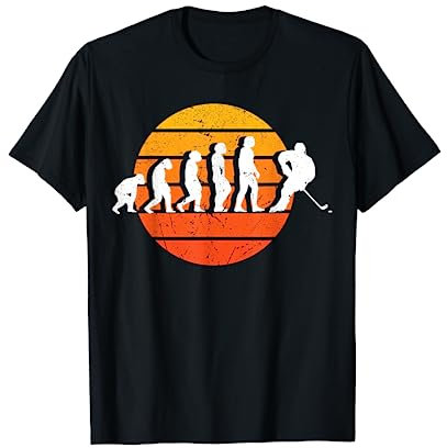 Evolution Eishockeyspieler Eishockey Kinder Jungs Männer T-Shirt