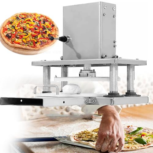 Pressa elettrica per Pasta per Pizza, pressa Manuale Commerciale in Acciaio Inossidabile da 8,6 Pollici per Pasta per Pizza, pressa per Pasta per Pasta