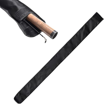 Vitsrisea Skaftskydd, skyddsstrumpa för fiskespö | återanvändbara stickhandskar, lätt och bärbar bärbar skyddsfilt för män och kvinnor, 85 cm, Se référer au descriptif, Se beskrivningen