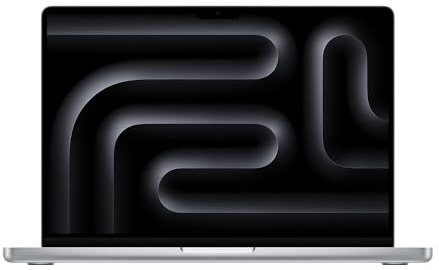 Apple MacBook Pro 2023, Chip M3 con CPU 8 núcleos, GPU 10 núcleos (14-Pulgadas, 8GB de RAM, 1TB SSD de Almacenamiento) QWERTY Español Plata (Reacondicionado)