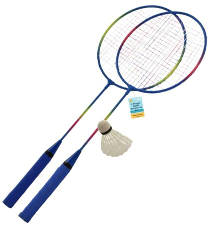 Electoys Garden Badminton Set | Kids Badminton Rackets Set of 2 with Shuttlecock | Outdoor Garden Games | Rackets For Kids | Beach Game | Childrens Summer Outdoor Game Fun Activity