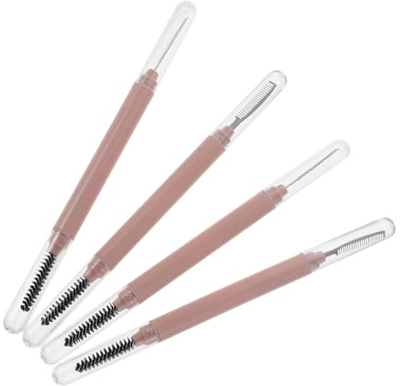 Beaupretty 4 Peines De Belleza De Doble Propósito Peines Para El Cabello Herramienta Aplicadora De Pestañas Aplicador De Rímel Cepillo