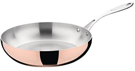 VOGUE Padella in rame a tre pareti a induzione, 280 x 60 mm